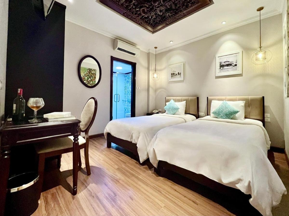 Hanoi Graceful Hotel And Travel Exterior foto
